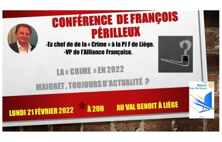Conférence François Périlleux
lundi 21 février 2022 20:00 - 21:00